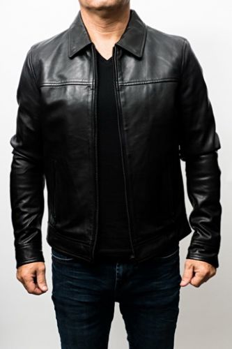 Blouson cuir agneau