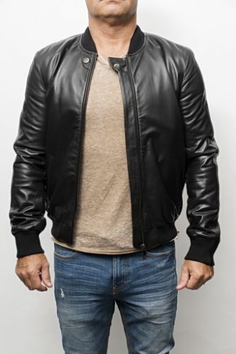 bombers cuir