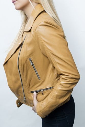 Perfecto cuir cognac
