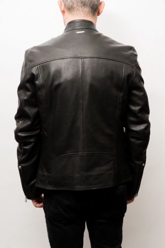Blouson cuir Redskins Jack Vega noir.
