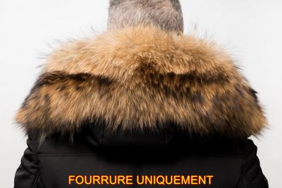 Grand col fourrure naturel Ventiuno  