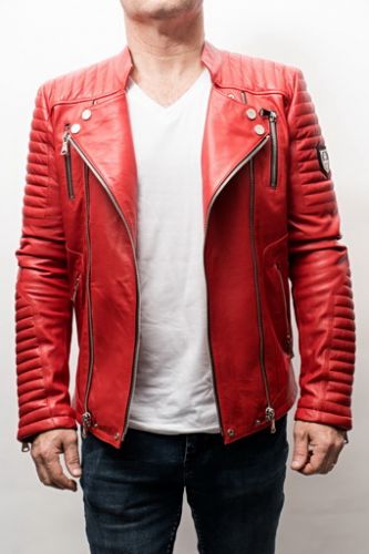 Blouson cuir agneau 