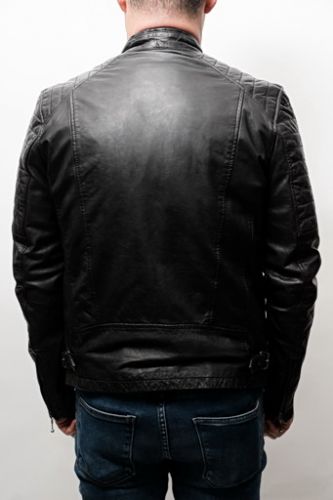 Blouson cuir vachette