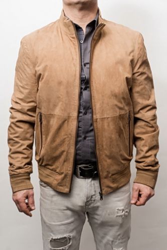 Blouson cuir pour homme