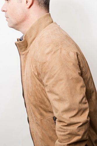 blouson cuir demi-saison