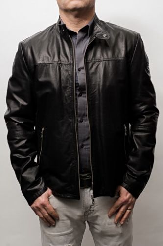 Veste cuir pour homme