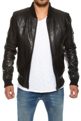 bombers en cuir