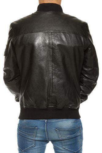 Blouson cuir homme Daytona Ted noir