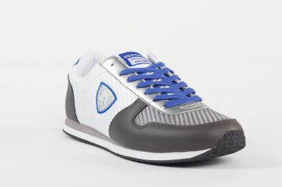 Chaussures Redskins Disca blanc, gris et bleu.