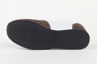 Chaussures Redskins Disca blanc et marron.