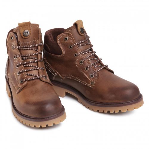 BOOTS EN CUIR WRANGLER  YUMA TAUPE 