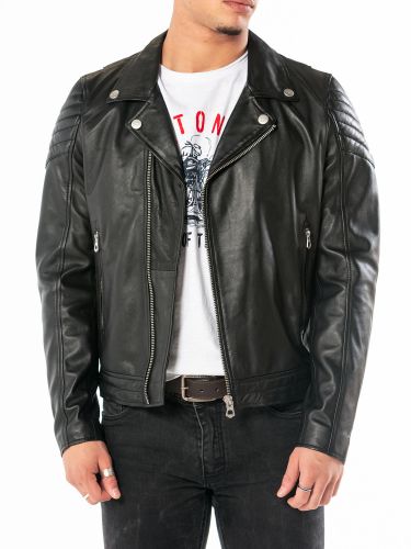 BLOUSON PERFECTO DAYTONA 73 BURNING NOIR