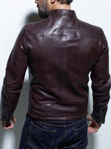 BLOUSON GAFINO HOMME EN CUIR D'AGNEAU 