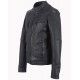 veste cuir marine de la marque oakwood