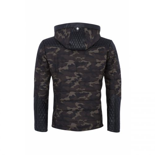 Blouson Horspist Carlton camouflage fourrure véritable.