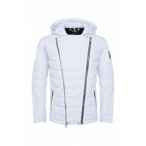 Blouson Horspist Carlton full white col blanc 