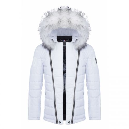 Blouson HORSPIST Carlton col blanc
