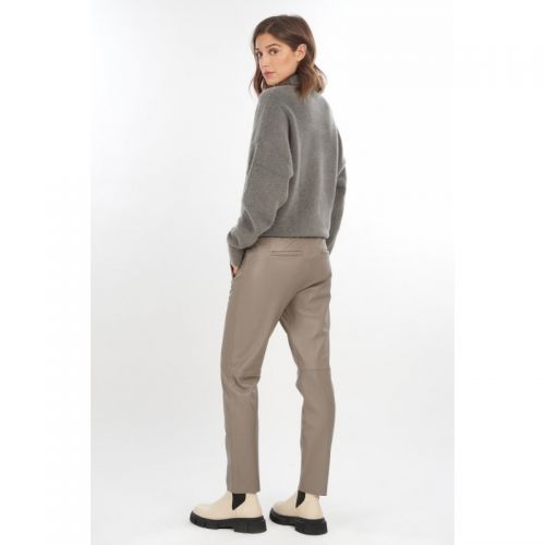 PANTALON JOGPANT OAKWOOD EN CUIR MASTIC GIFT