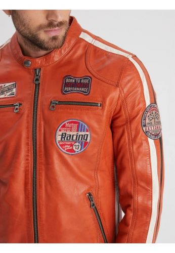 REXRS CUIR HOMME DAYTONA 73 Orange