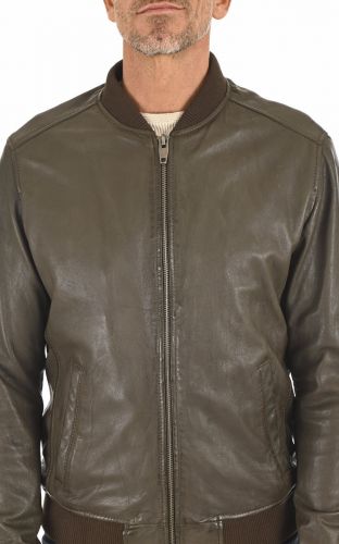 BLOUSON CUIR MARS OAKWOOD