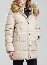 DOUDOUNE LONGUE FAME OAKWOOD FEMME CAPUCHE ET FOURRURE AMOVIBLE