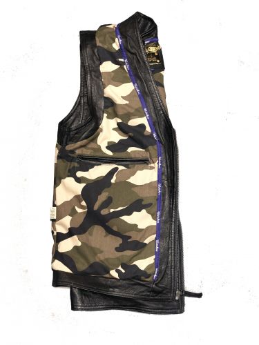GILET REPORTER EN CUIR 