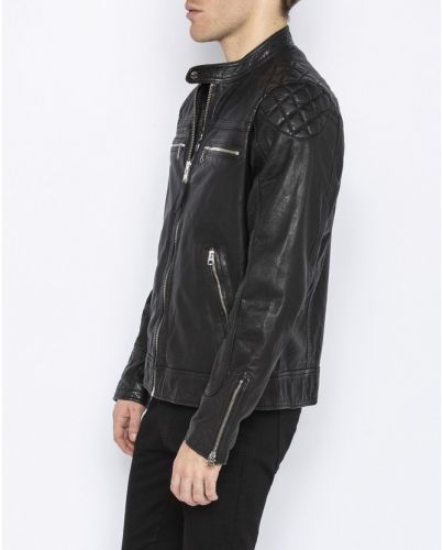 BLOUSON STYLE  MOTARD LCSPYDERWX NOIR HOMME