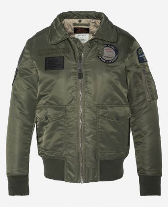 Blouson bomber badgé OHARAVINT
