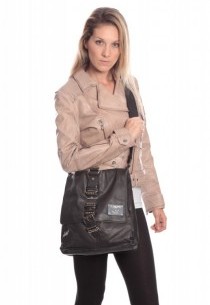 Sac en cuir LPB femme noir HB790
