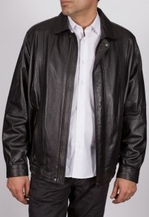 Blouson en cuir Revacuir homme noir Jeannot.