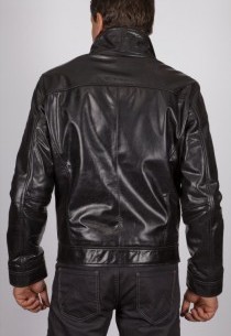 Blouson en cuir Revacuir homme noir Doy.