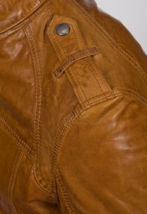 Blouson en cuir Daytona homme cognac Marc.