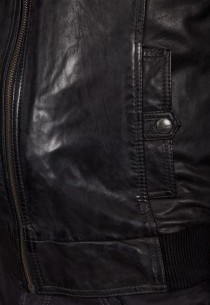 Blouson en cuir Daytona homme noir Marc.