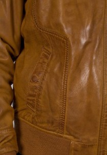 Blouson en cuir Redskins homme cognac Cayenne.