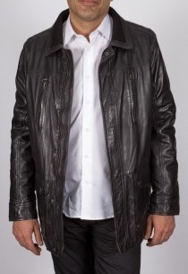 Veste en cuir Redskins homme noir Fairbank.