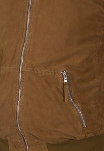 Veste en peau Redskins homme marron Krugger.