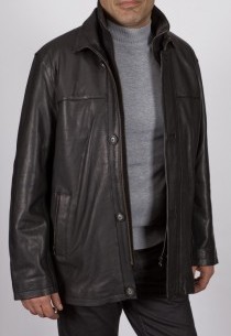 Veste en cuir Daytona homme noir Hartford.