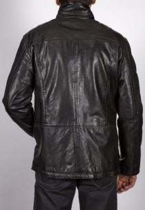 Veste en cuir Daytona homme noir Anderson.