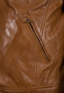 Veste en cuir Daytona homme Cognac Shelby.
