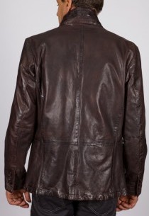 Veste en cuir Daytona homme marron Paris.