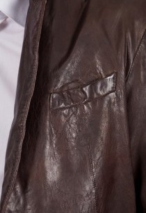 Veste en cuir Daytona homme marron Paris.
