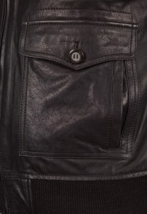 Blouson en cuir Mac Douglas homme noir Arthur.