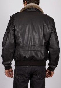 Blouson en cuir Mac Douglas homme noir Gerry
