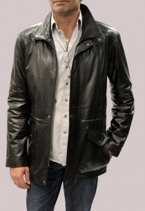 Veste en cuir Revacuir homme noir NewYork.