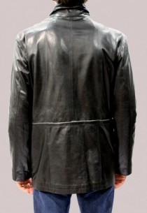 Veste en cuir Revacuir homme noir NewYork.