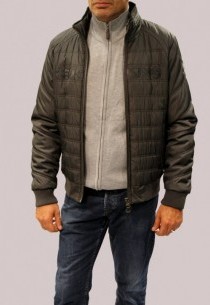 Doudoune en tissu Redskins homme Anthracite Biky Sanchez