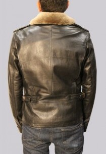 Blouson en cuir Mac Douglas homme noir Paolo.