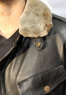 Blouson en cuir Mac Douglas homme noir Paolo.