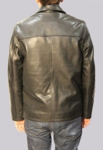 Blouson en cuir Revacuir homme noir Mota.