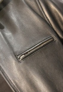 Blouson en cuir Revacuir homme noir Mota.